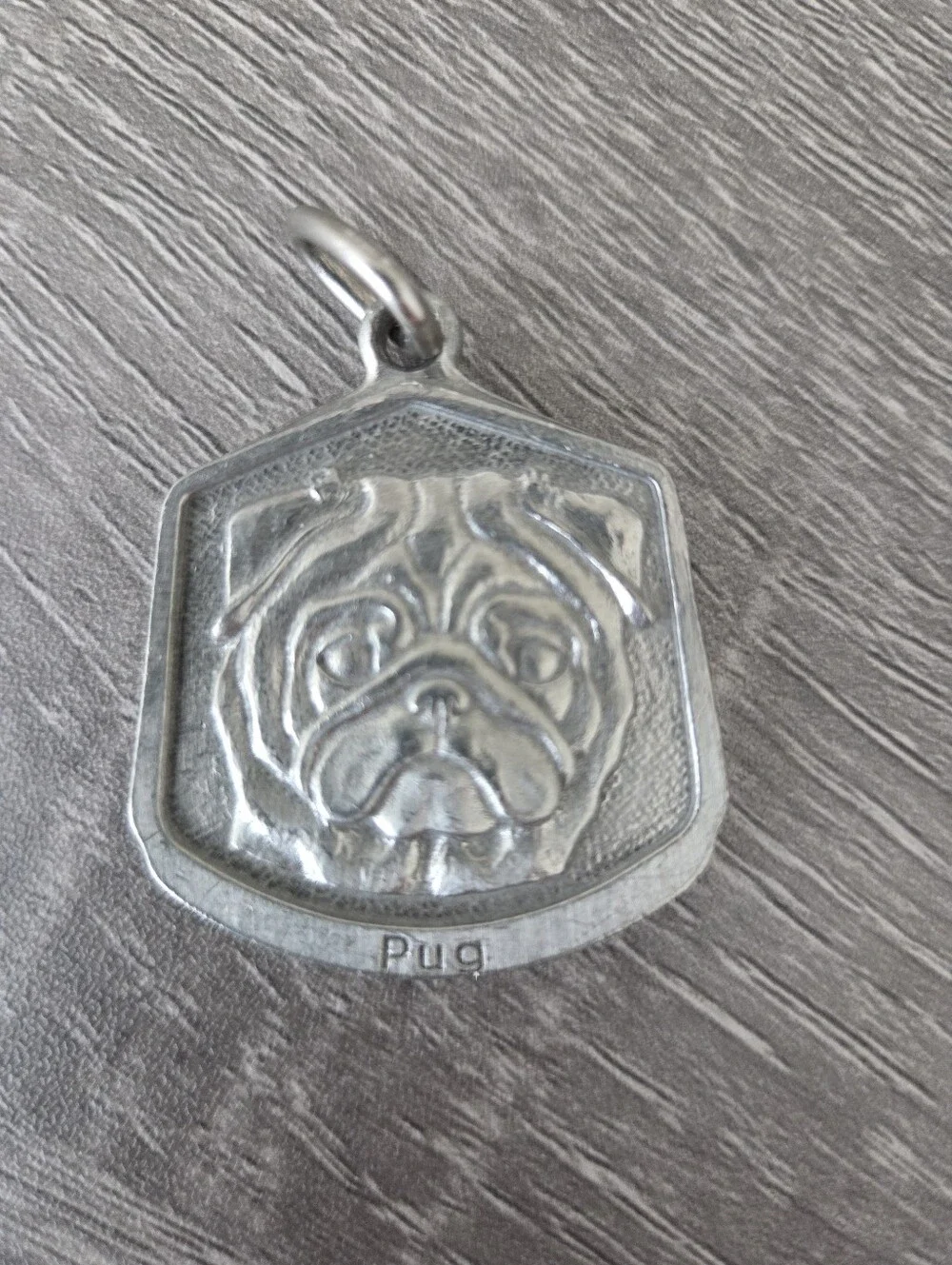 Pewter Pug Keychain Fine Pewter Lindsay Claire